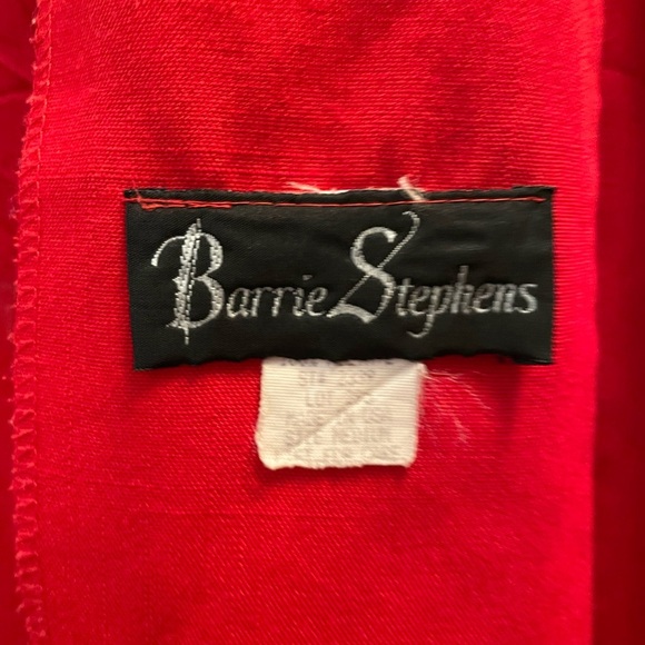 Vtg BARRIE STEPHENS blazer car coat smoking jacket size M/L - Picture 6 of 7